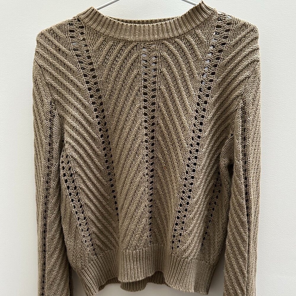 Forever 21 Cozy Olive Knit Sweater